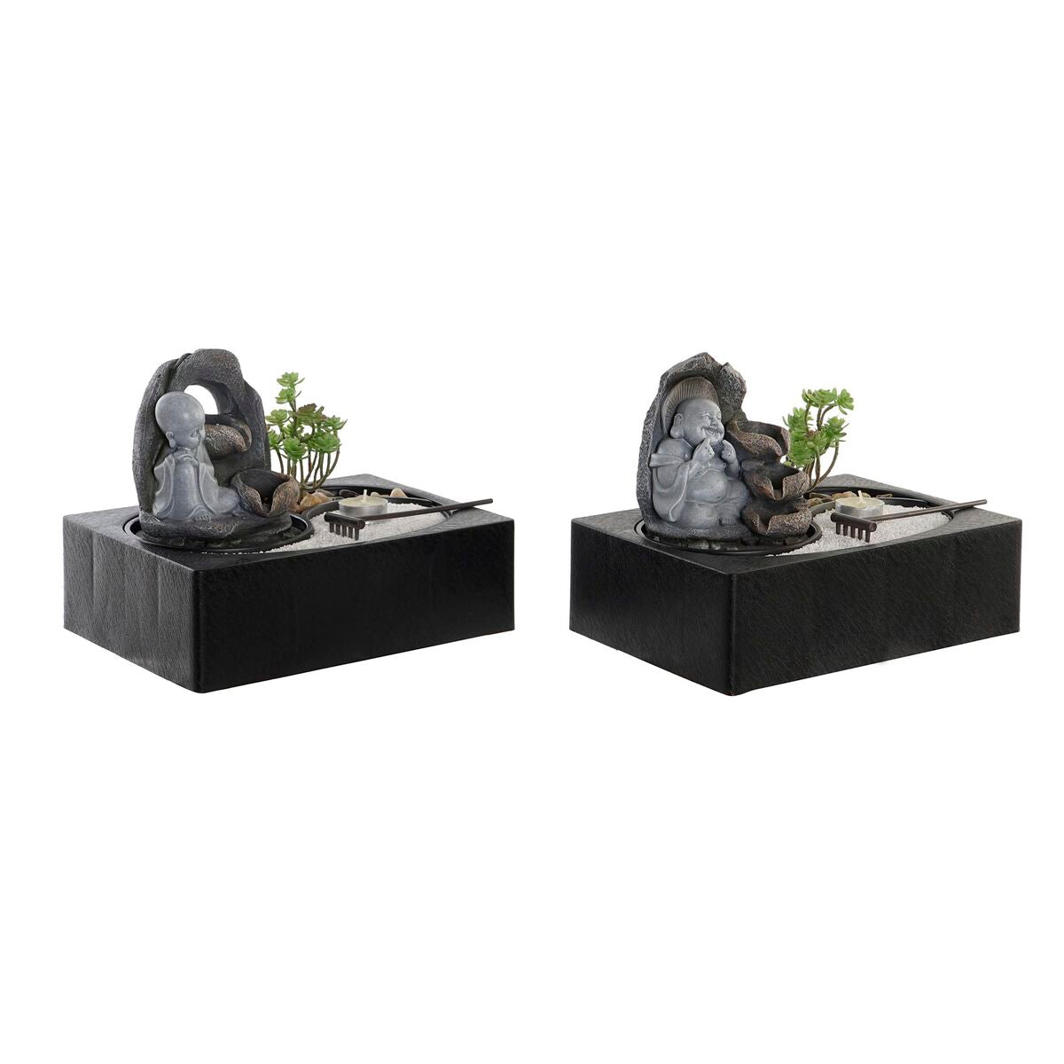 Dkd Home Decor Fontän Dkd Home Decor Boeddha Hars Orientaals 29 X 21 X 23 Cm (2 Stuks)