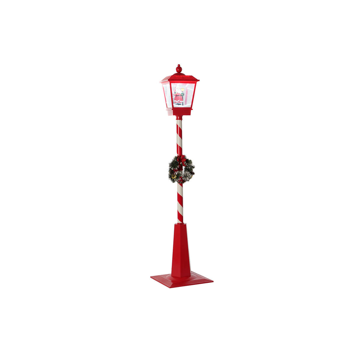 Dkd Home Decor Straatlantaarn Dkd Home Decor Wit Rood Metaal 30 X 30 X 180 Cm