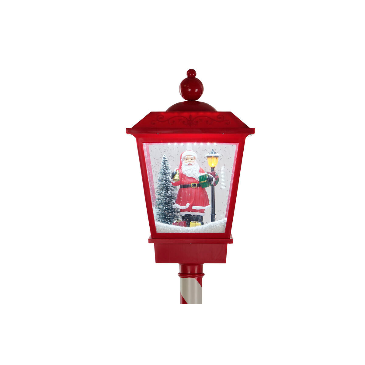 Dkd Home Decor Straatlantaarn Dkd Home Decor Wit Rood Metaal 30 X 30 X 180 Cm