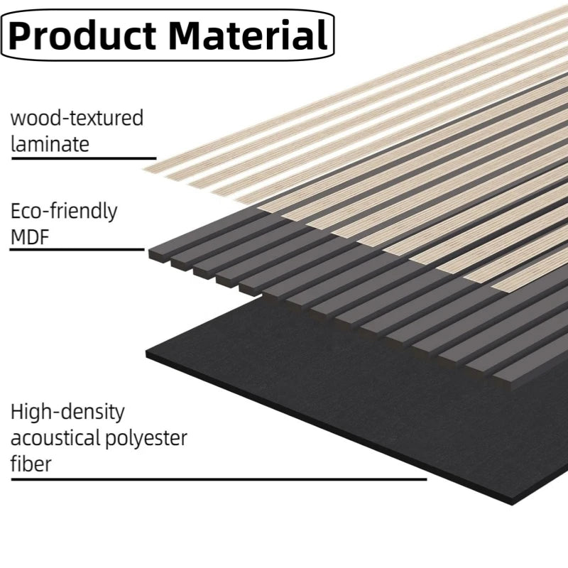 Wood Seninpanel Geluiddempende Hout Panelen