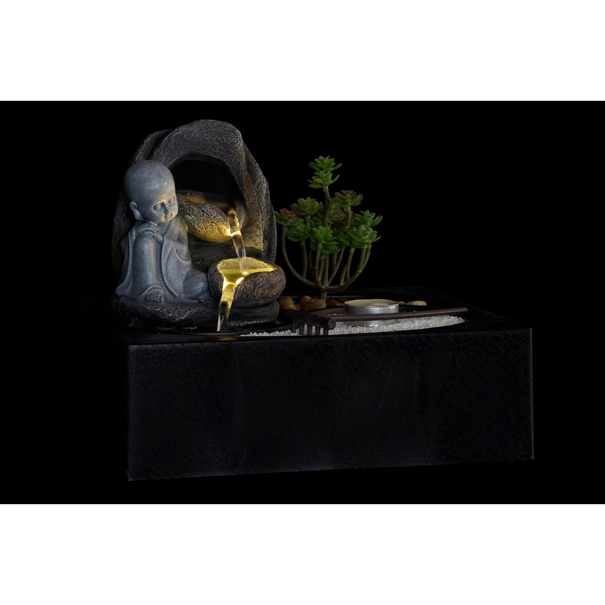 Dkd Home Decor Fontän Dkd Home Decor Boeddha Hars Orientaals 29 X 21 X 23 Cm (2 Stuks)