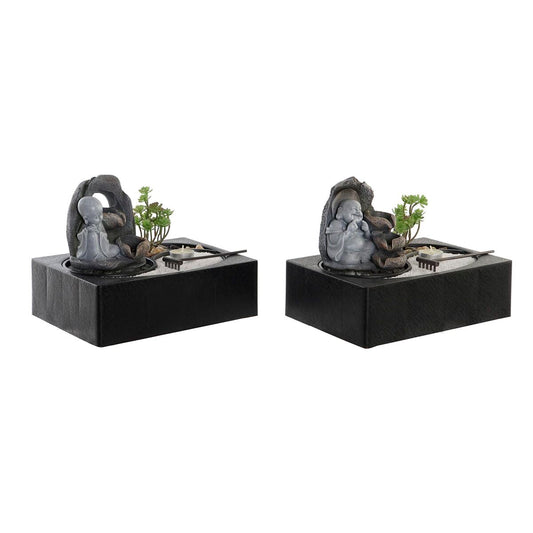 Dkd Home Decor Fontän Dkd Home Decor Boeddha Hars Orientaals 29 X 21 X 23 Cm (2 Stuks)