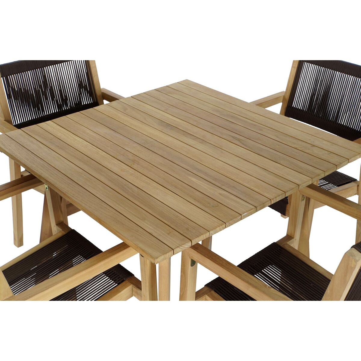 Dkd Home Decor Tafel Met Vier Stoelen Dkd Home Decor 90 X 90 X 75 Cm