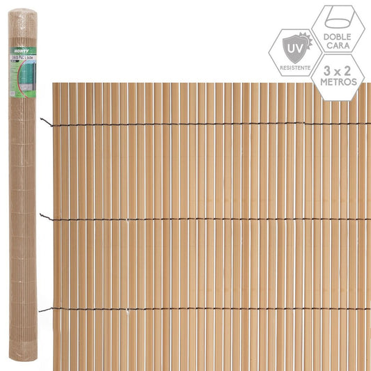 Bigbuy Garden Schutting Bruin Pvc 1 X 300 X 200 Cm