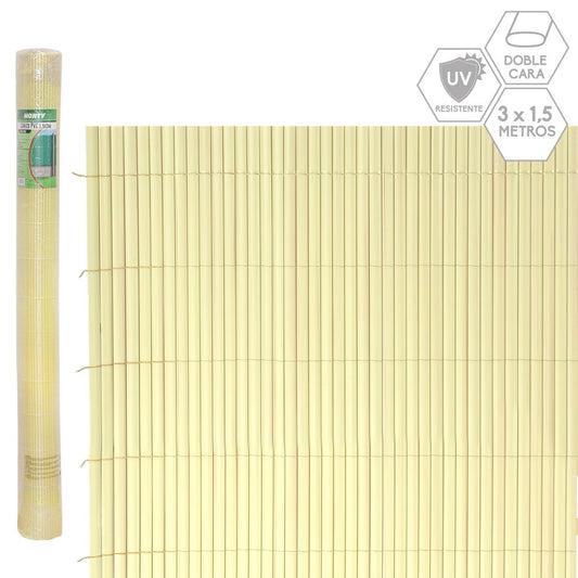 Bigbuy Garden Schutting Beige Pvc 1 X 300 X 150 Cm