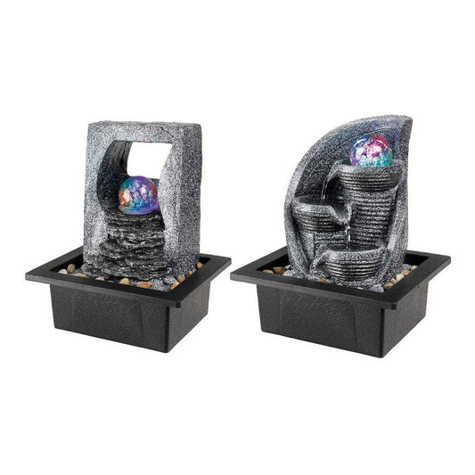 Lumineo Tuinfontein Lumineo Led Rgb 17 X 20,5 X 25,5 Cm Hars