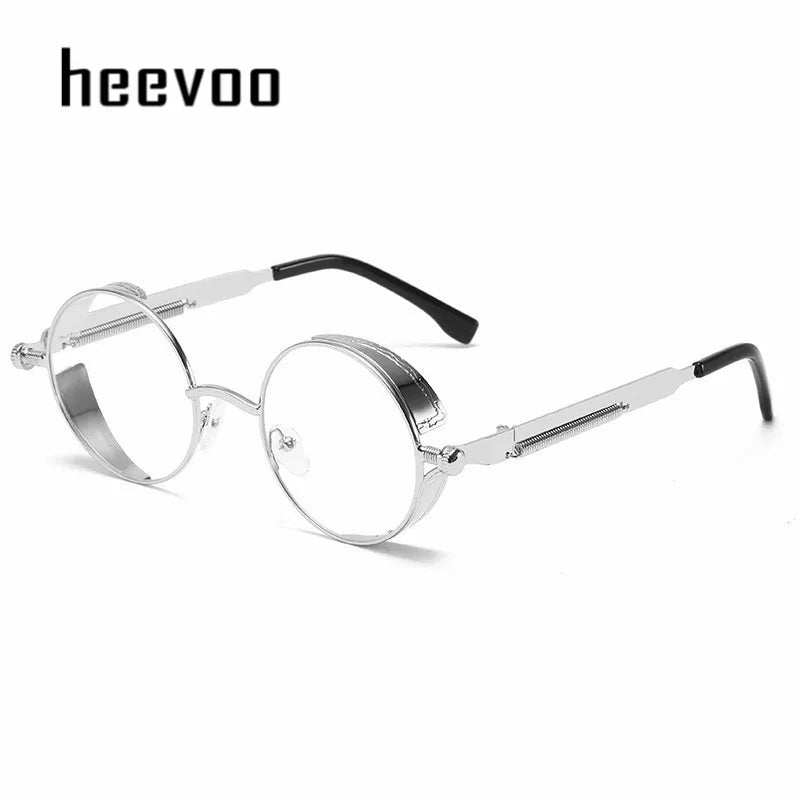 Round Metal Sun Glasses High Quality Oculos de sol
