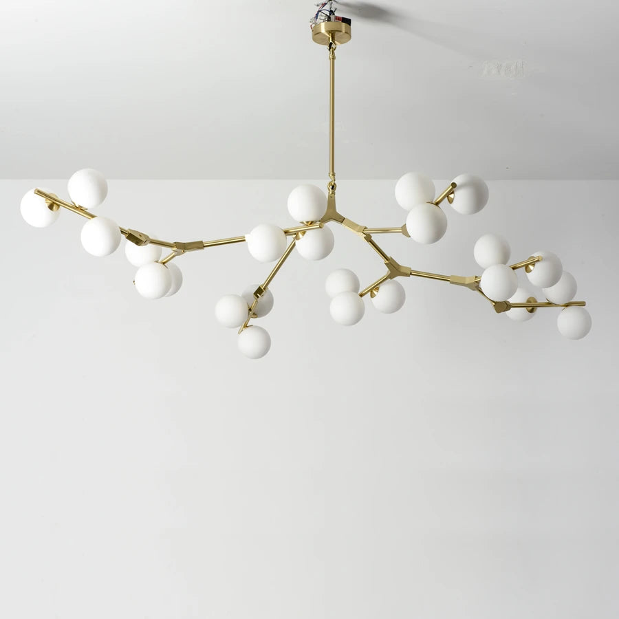 Led Ceiling Chandelier Lustre Glass Balls 24 heads Hanging