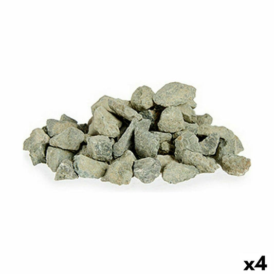 Ibergarden Decoratieve Stenen Ibergarden 3Kg-Gris Oscuro Donker Grijs 3 Kg (4 Stuks)