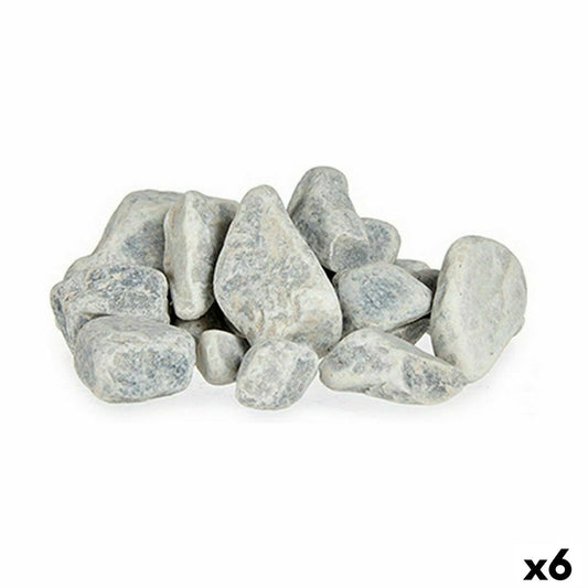 Ibergarden Decoratieve Stenen Ibergarden 2Kg-Cr-Gris Claro Lichtgrijs 2 Kg (6 Stuks)
