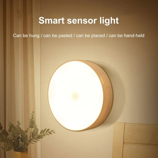 LED Smart Human Body Sensor Night Lamp  Automatic