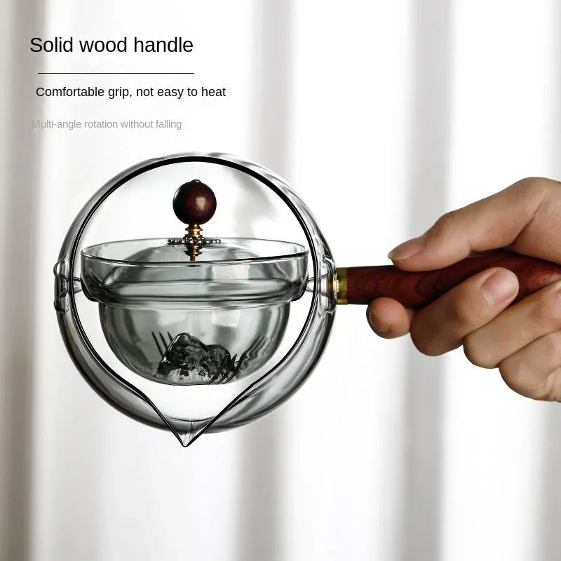 Aurora Luxe Glazen Theepot – 500ML met Infuser, Hittebestendig & Elegant Design