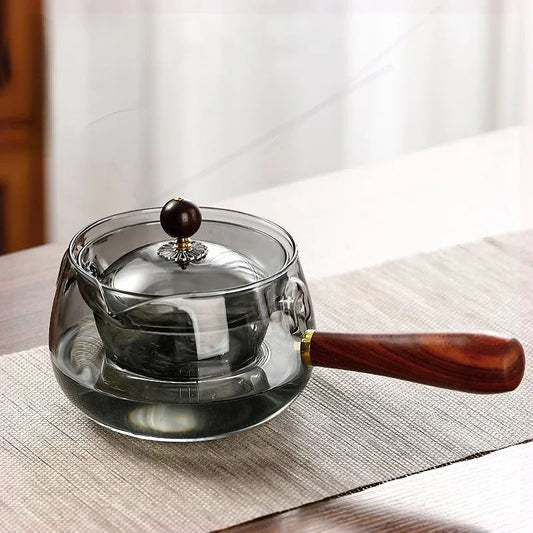 Aurora Luxe Glazen Theepot – 500ML met Infuser, Hittebestendig & Elegant Design