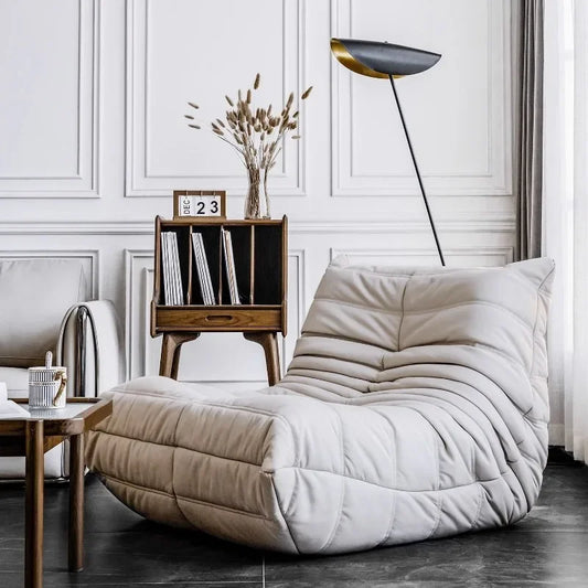 Luxury Sofa Furgle Chair Soft Suede Oversized Chair