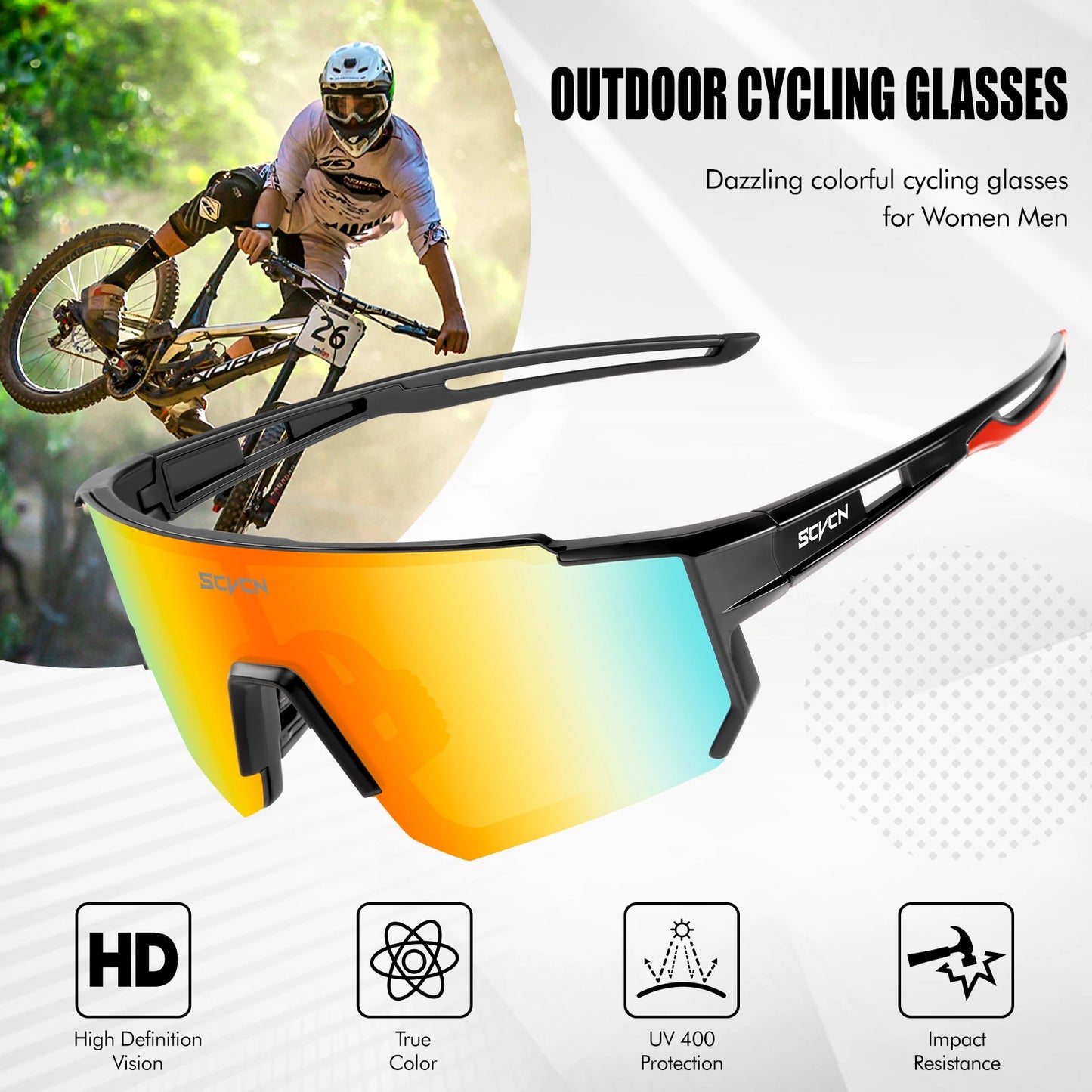 Cycling Eyewear UV400 Sports MTB Outdoor